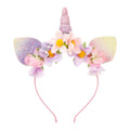 Unicorn Head band (lilac)-Costume Accessory for Kids - Carnival & Festive Use