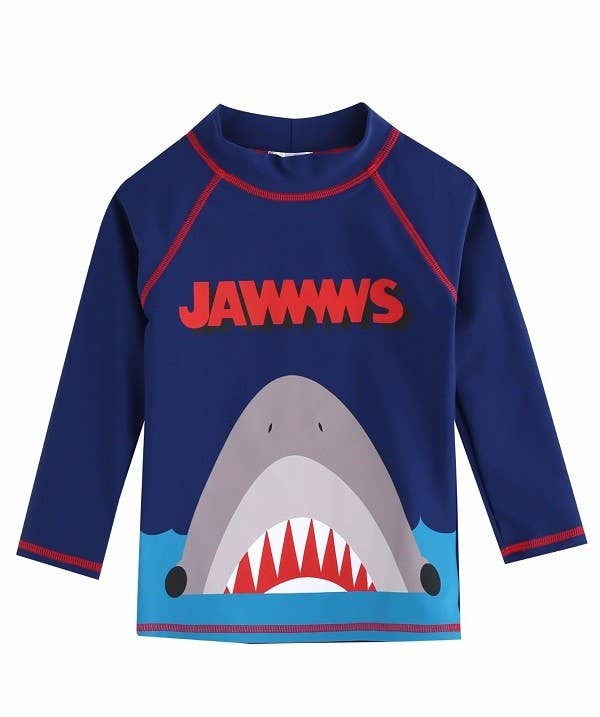 Jaws King Long Sleeve Swimsuit Set