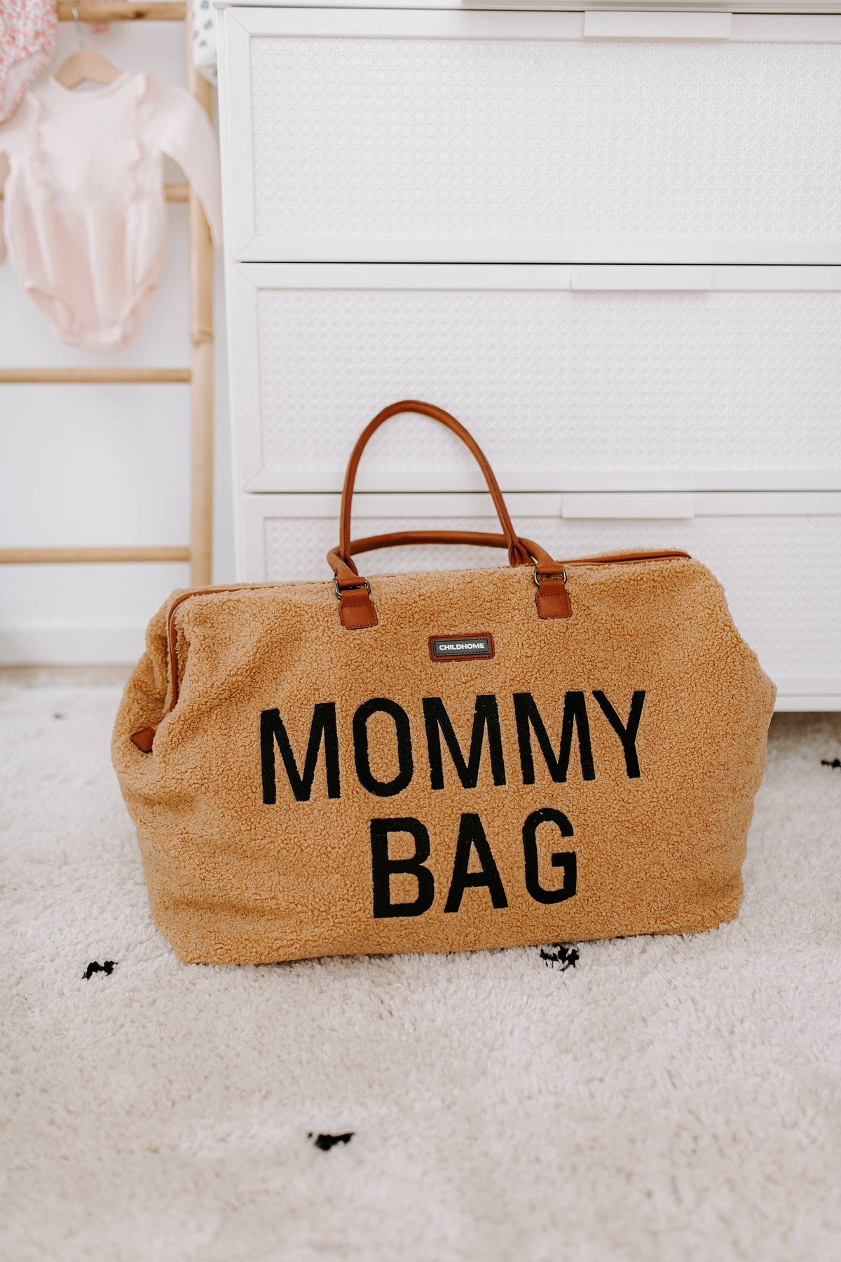 Childhome Mommy Bag, XL Diaper Bag - Teddy Brown