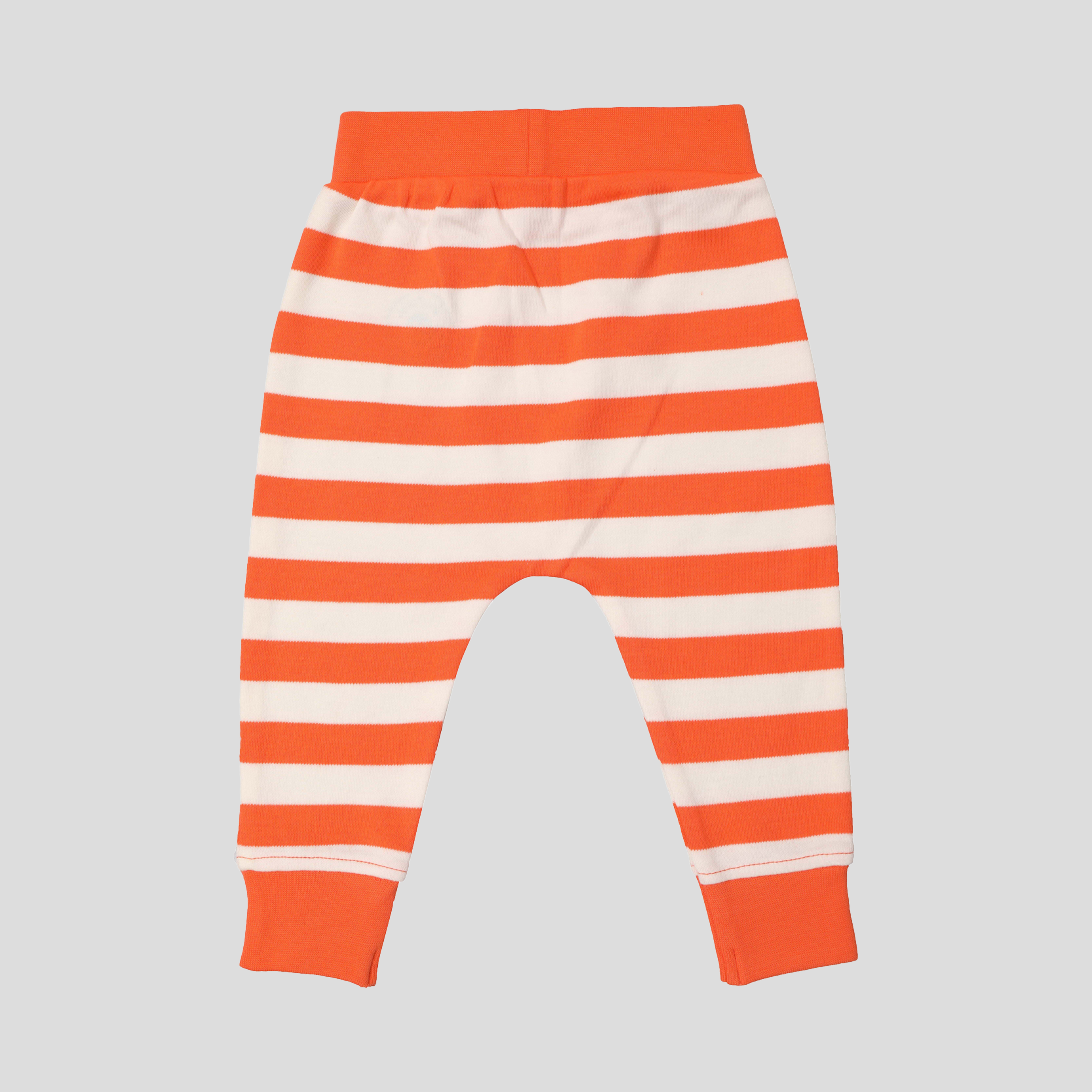 Baby Joggers for Boys - Pack of 2 (Striped & Bunny Print)