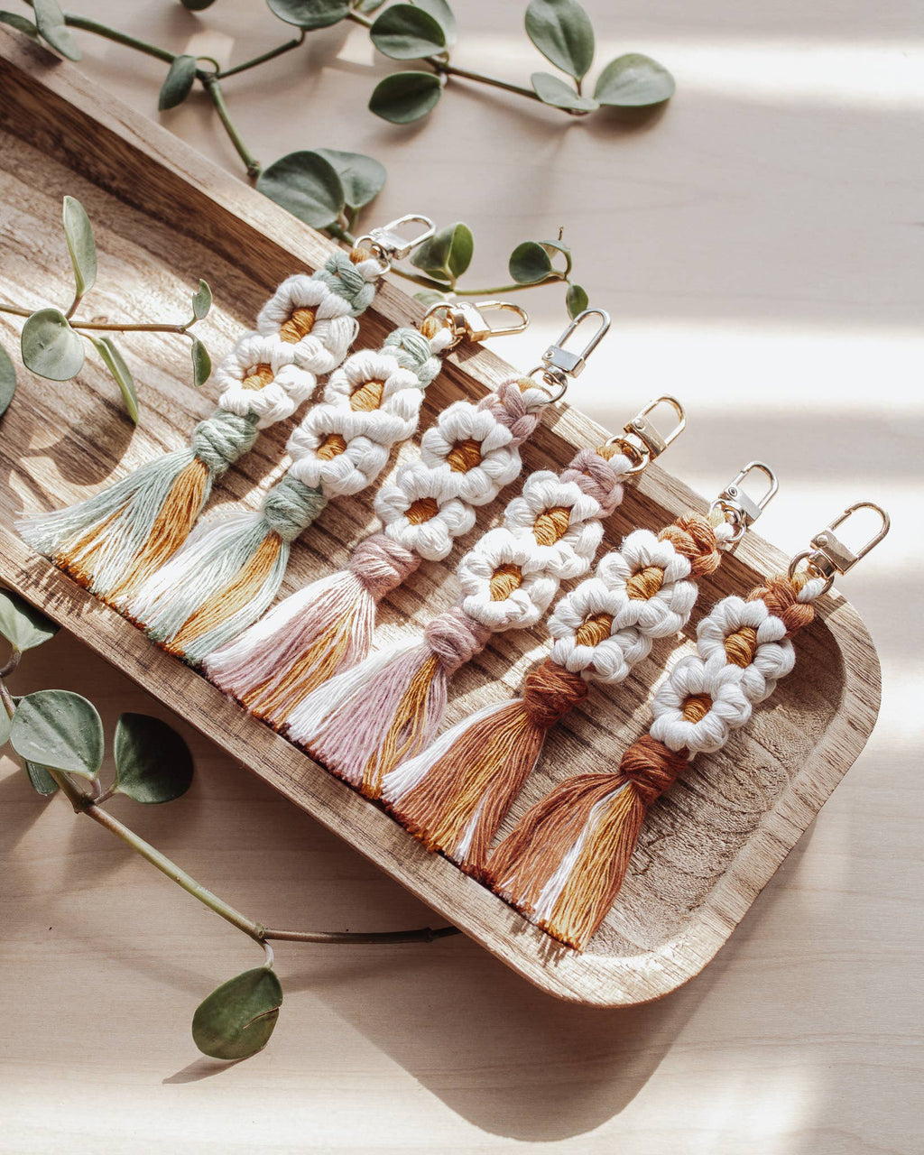 VARIETY PACK Double Daisy Keychain