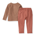 Textured Knit Infant Tee Set
