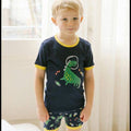 Space Dino  Short Sleeve Pajama Set