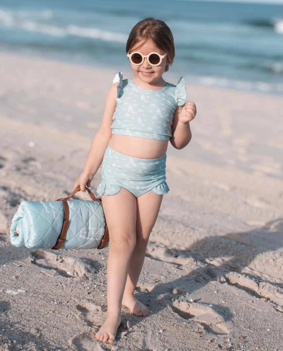 Sage Surfer Flutter Bikini