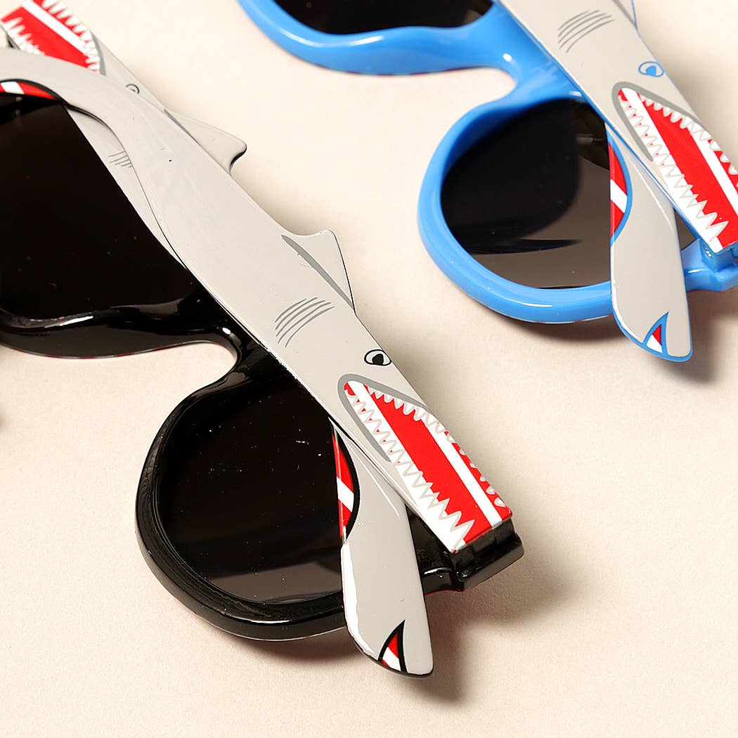 Kids Trendy Shark Shaped Sunglasses