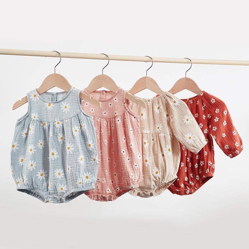 Long Sleeve Romper - Floral 6