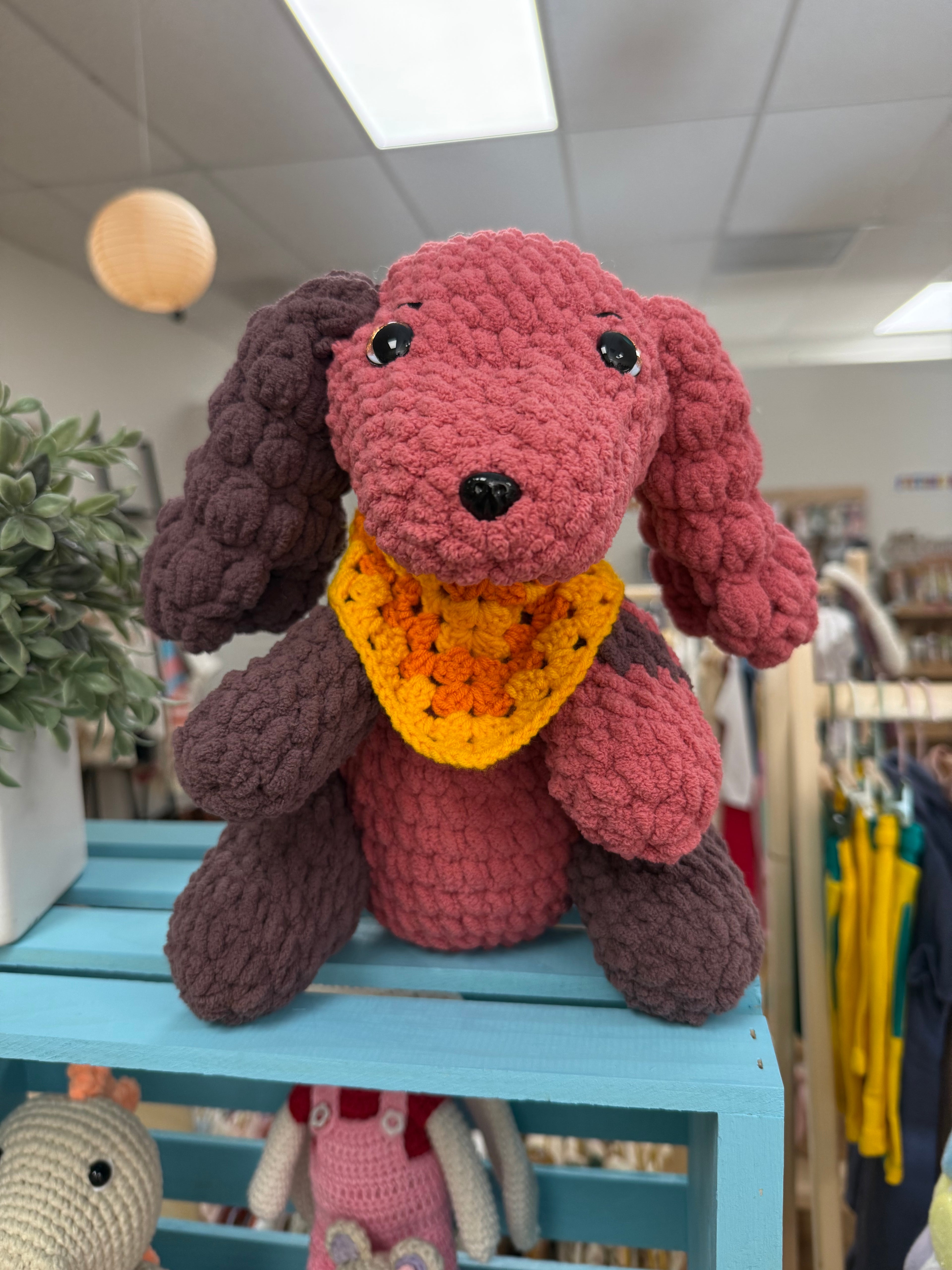 CROCHET DOG- LUNA