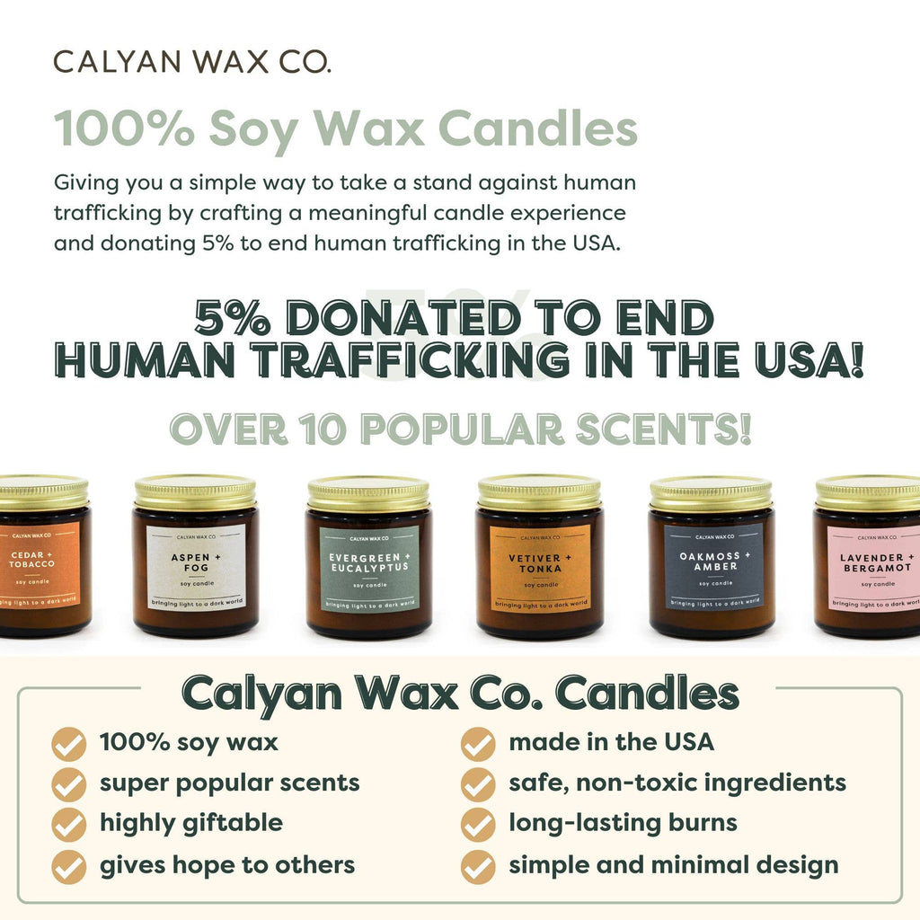 Seaside + Citrus - Mini Amber Jar Soy Candle