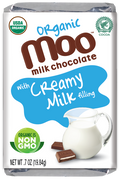Organic Creamy Milk & Milk Chocolate Mini Bars, 0.7 oz
