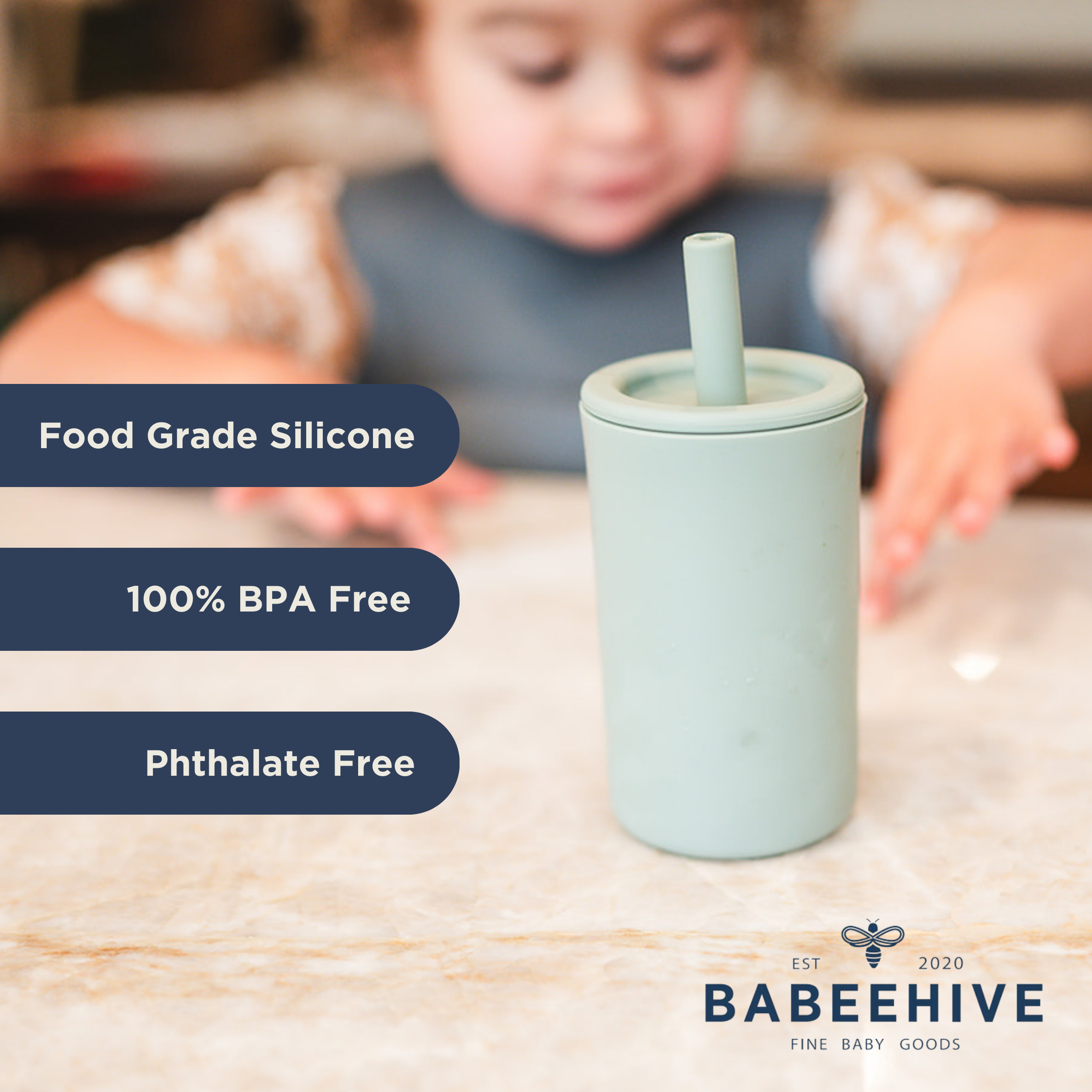 Silicone Straw Cup