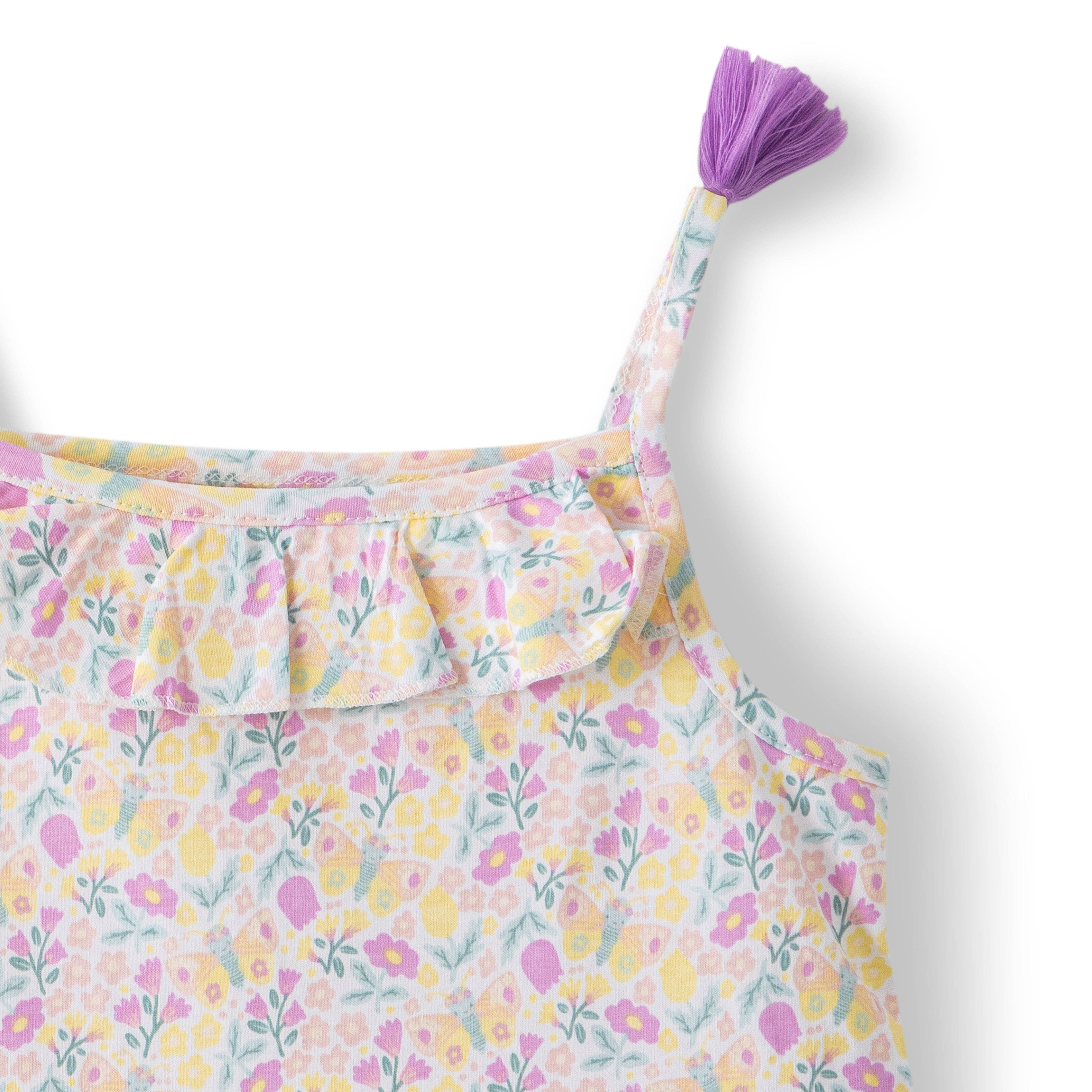Toddler Girls’ Floral Peplum Top & Matching Pants Set