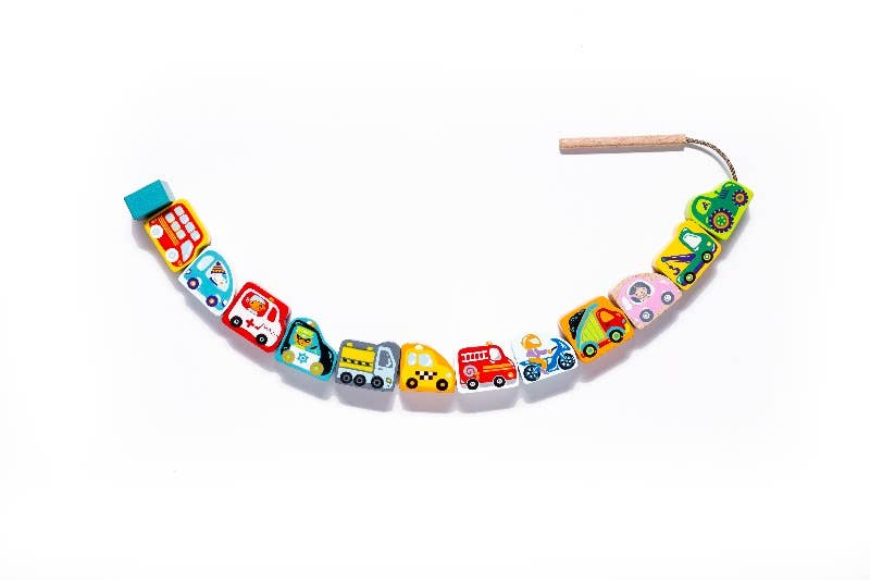 Cubika Wooden Lacing Toy Flying Cars