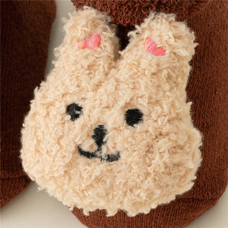 Baby Toddler Cute Doll Terry Thick Non-slip Socks