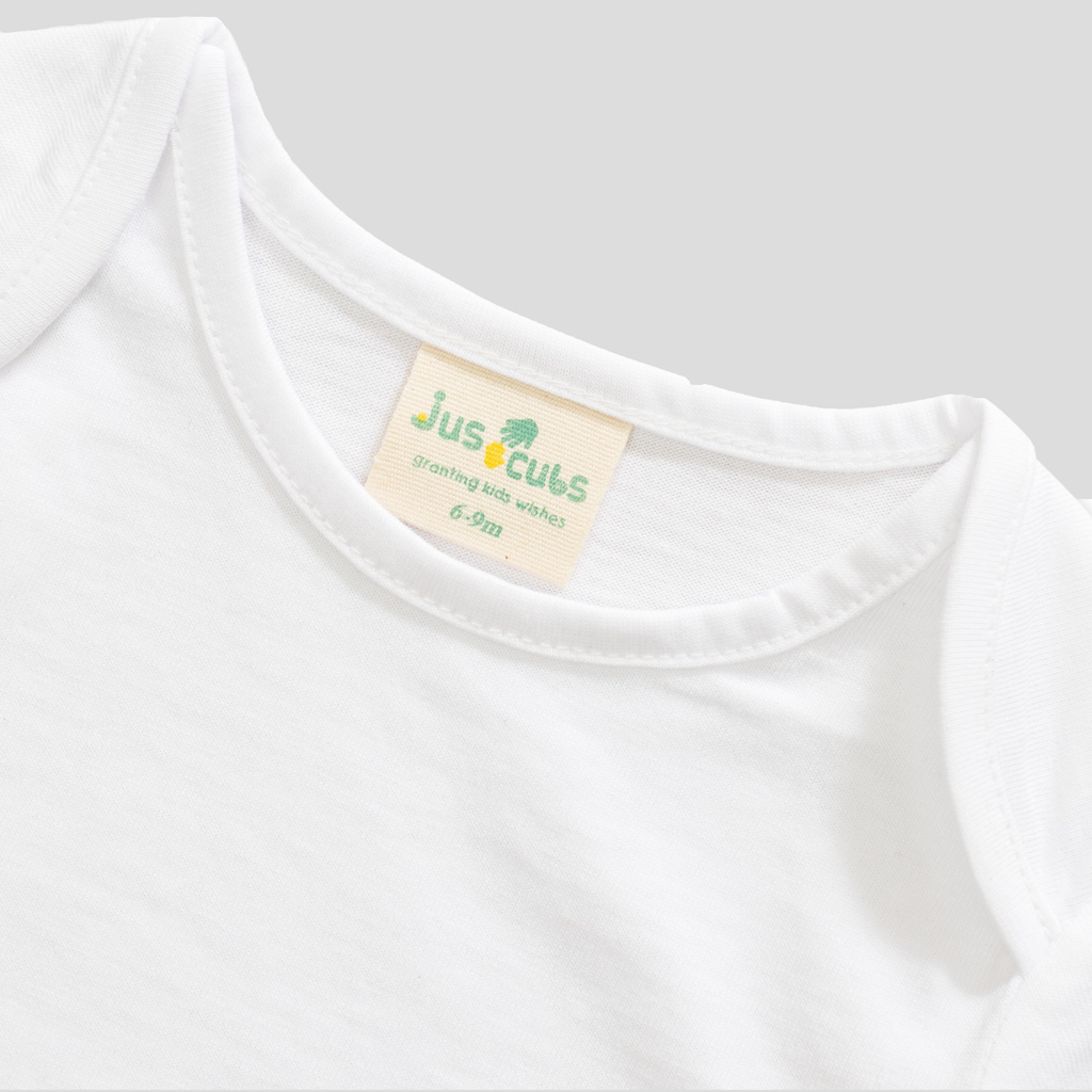 Baby Fox Bodysuit with Cap for Boys - Orange