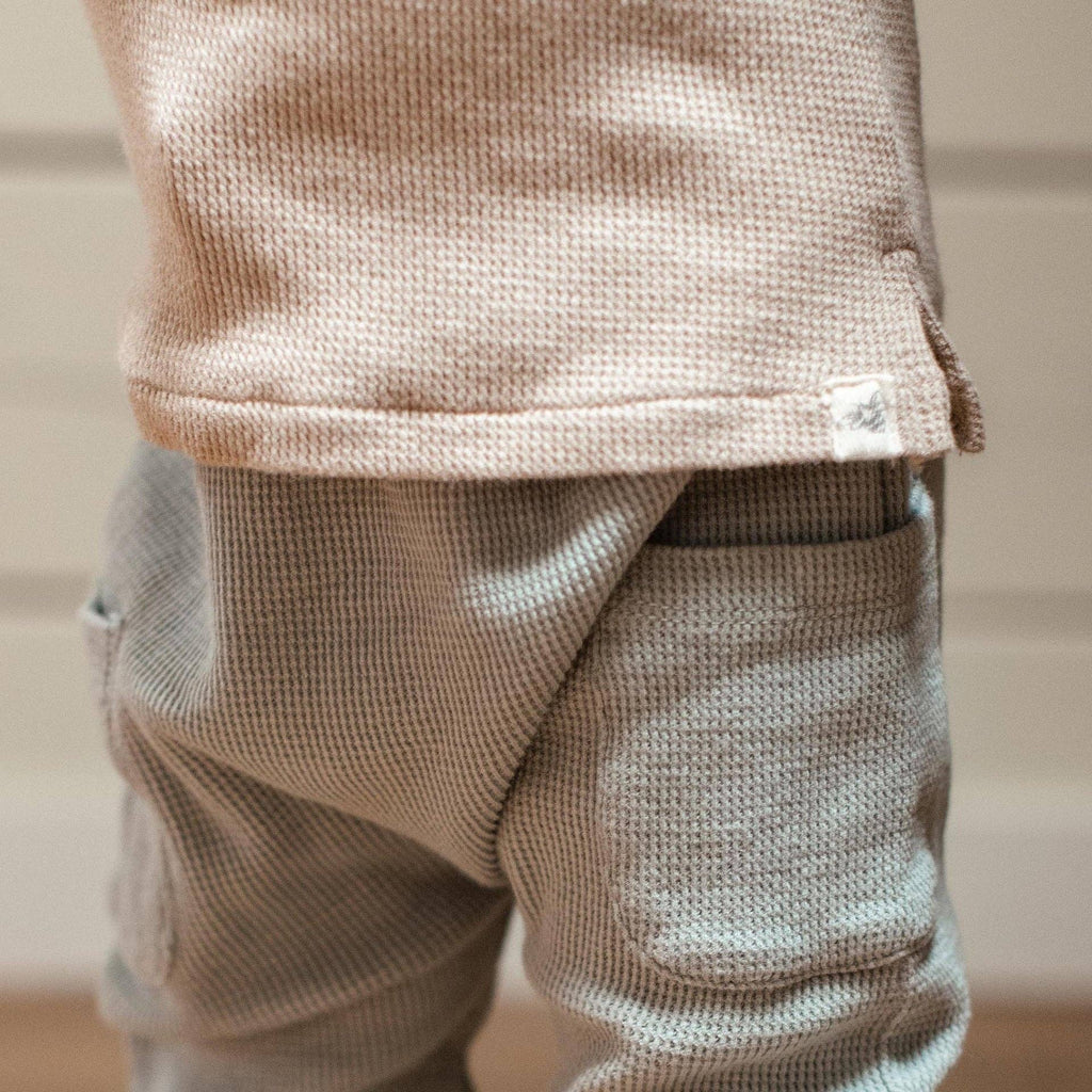 Organic Thermal Boy Tee & Pants Set