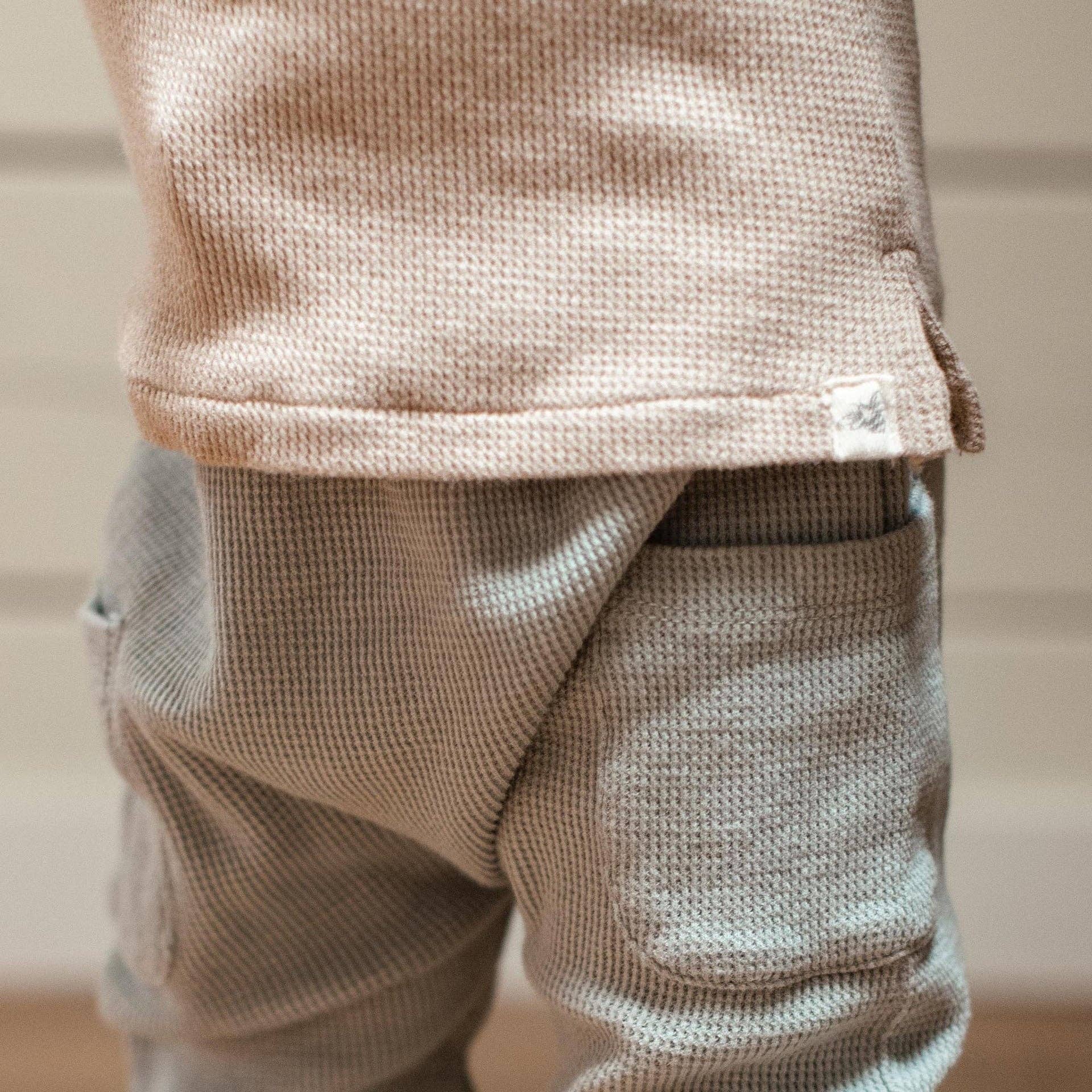 Organic Thermal Boy Tee & Pants Set