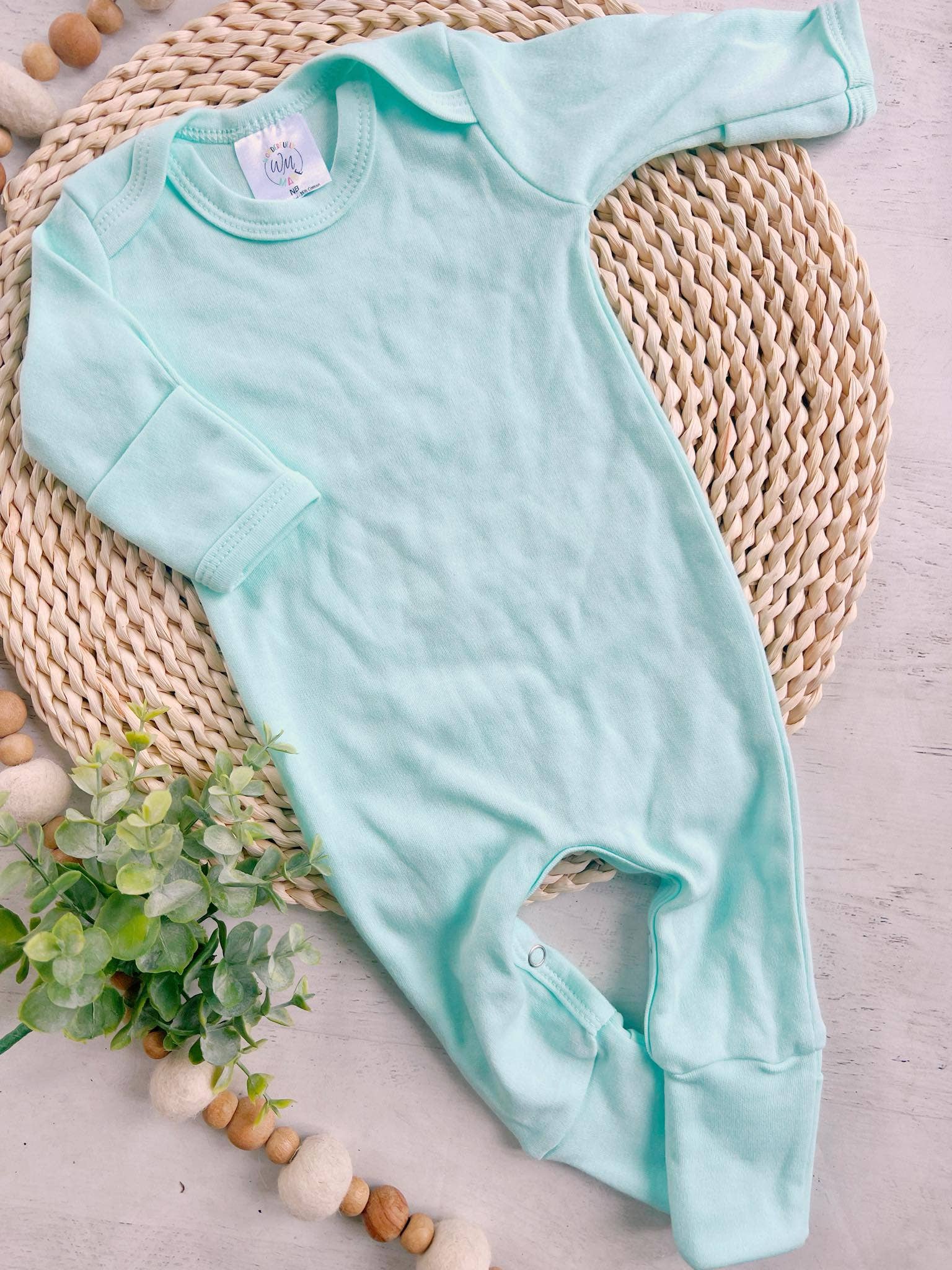 Baby Romper Wholesale Blank - Solids Patterns and Heathers