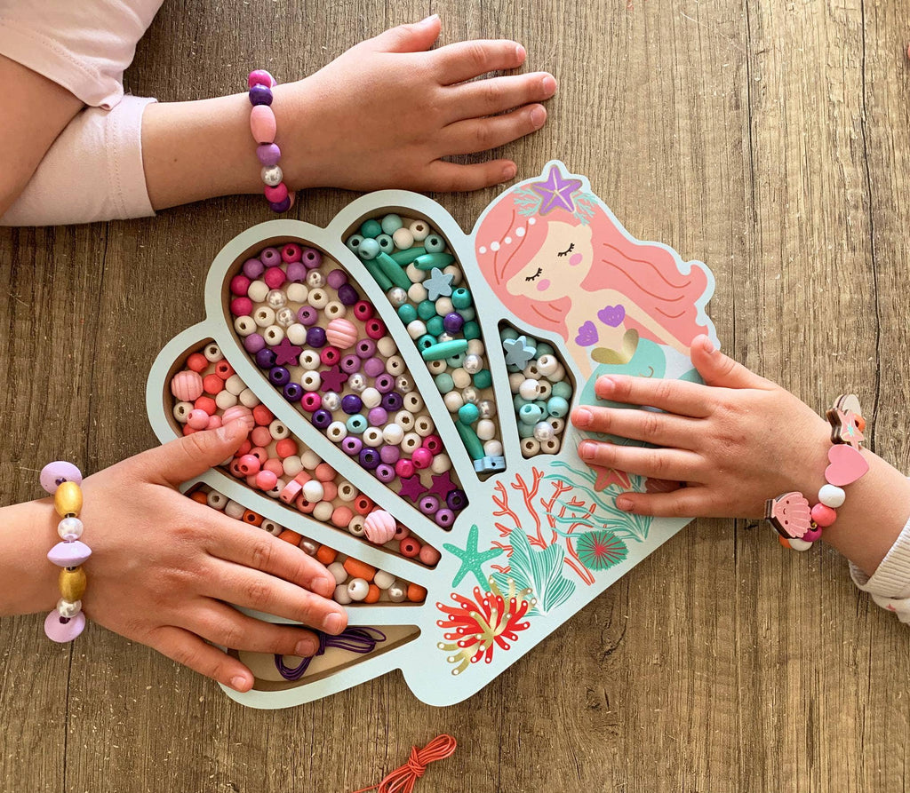 Les Perles -Mermaid Wooden Beads - 4y+