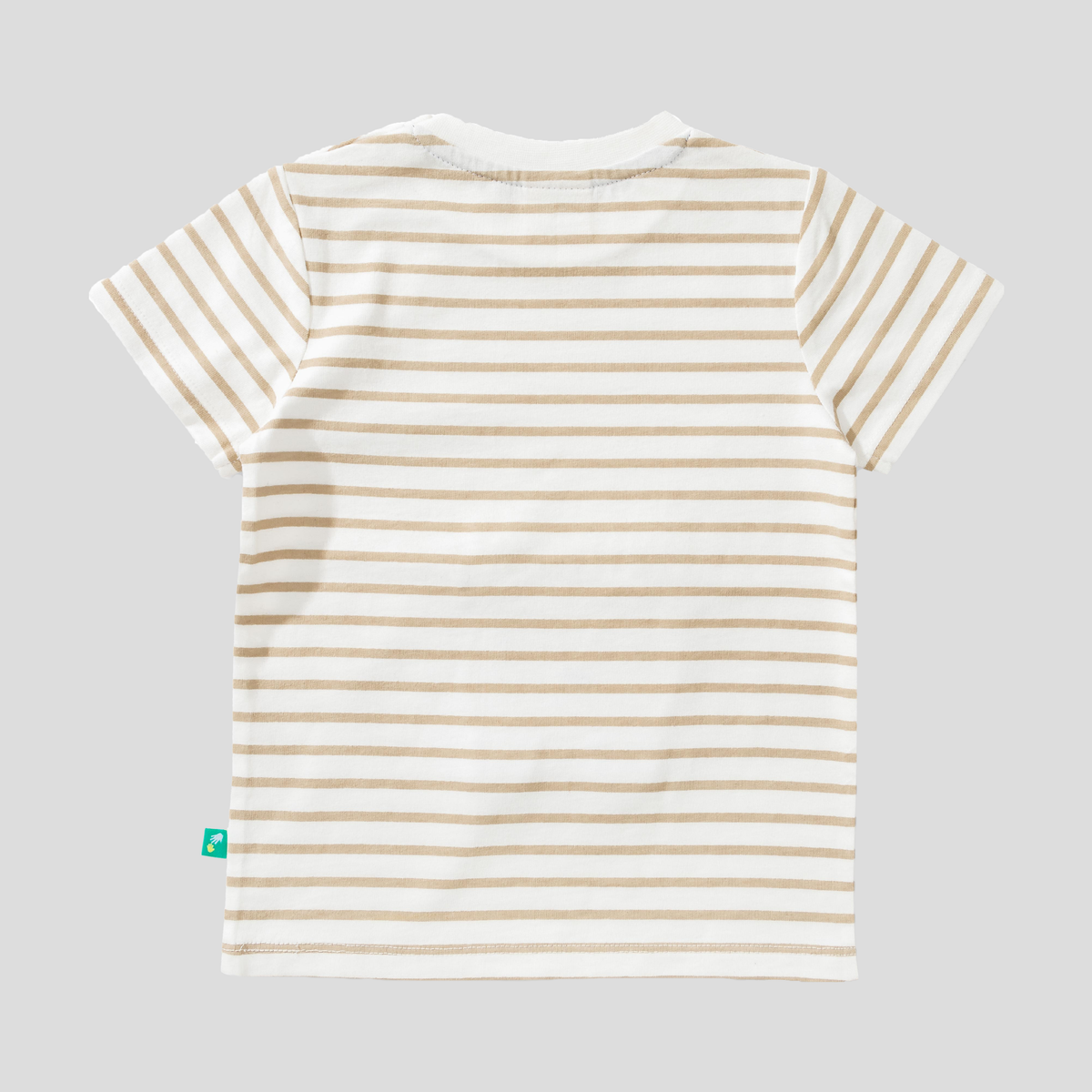 Summer Beige T-Shirt for Toddler Boys