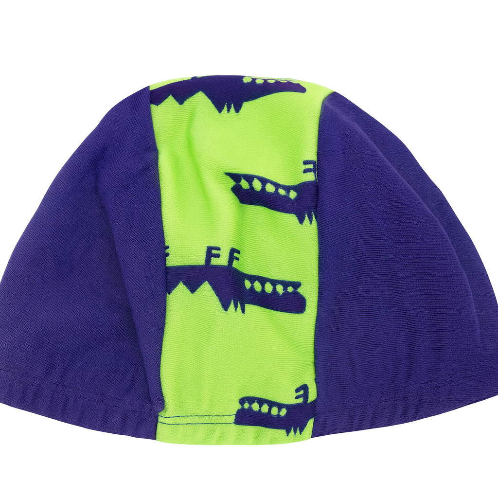 Navy-Green Crocodile 3-Piece Boy Swimwear Set