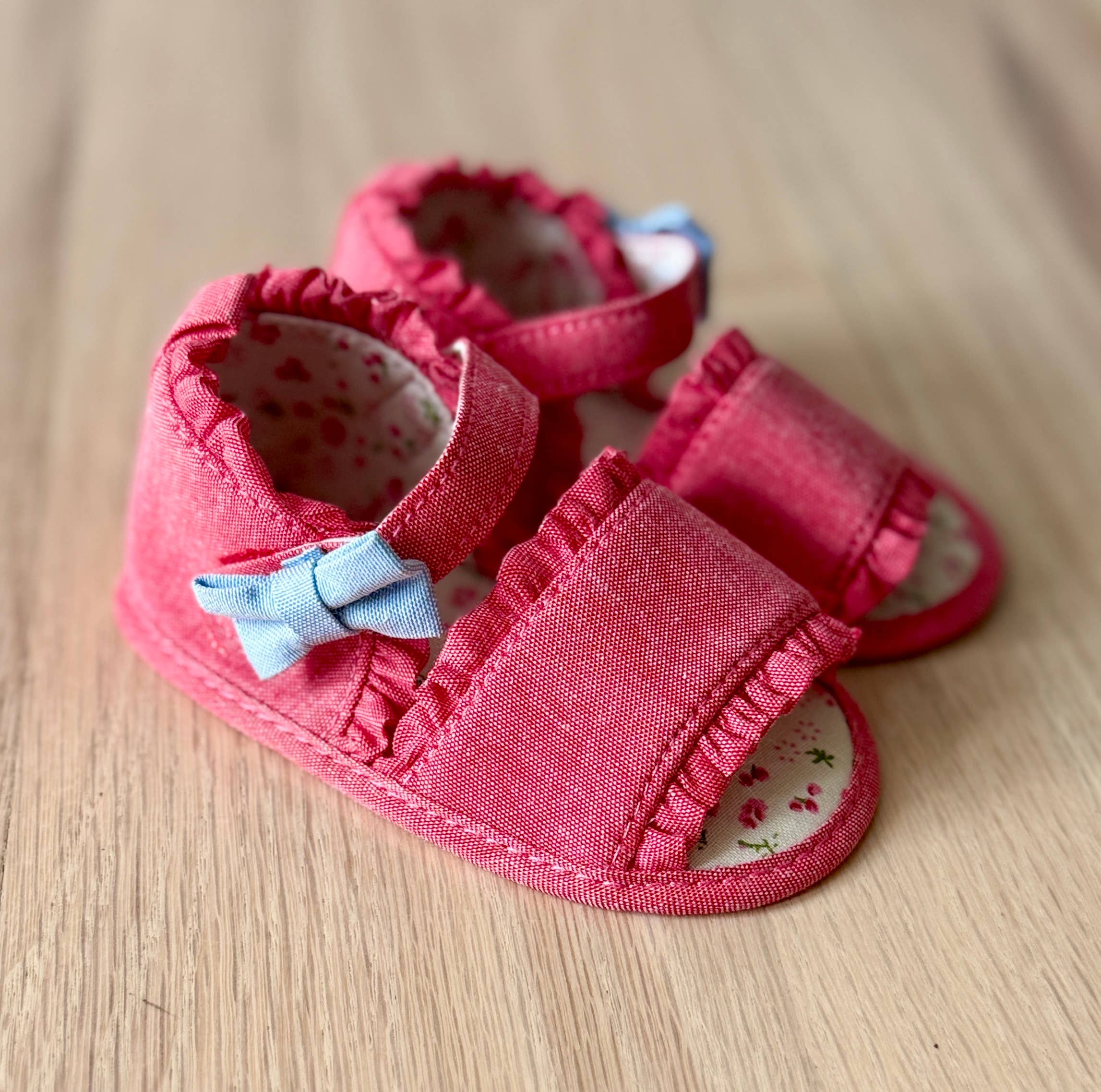 Baby Girls Coral Ruffle Sandals (Copy)