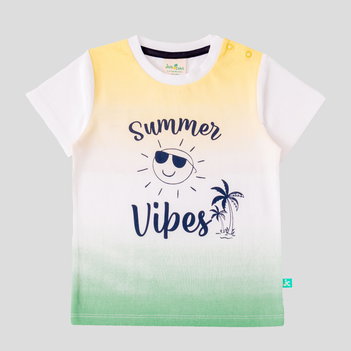 Summer Beige T-Shirt for Toddler Boys