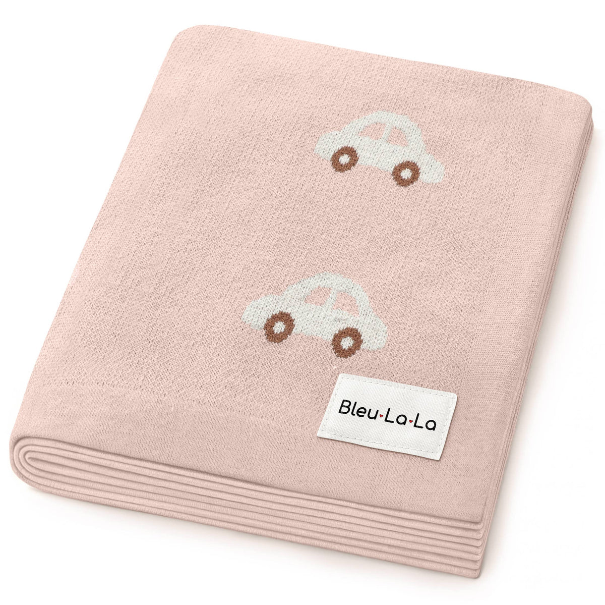 100% Luxury Cotton Receiving Swaddle Baby Blanket - Cars