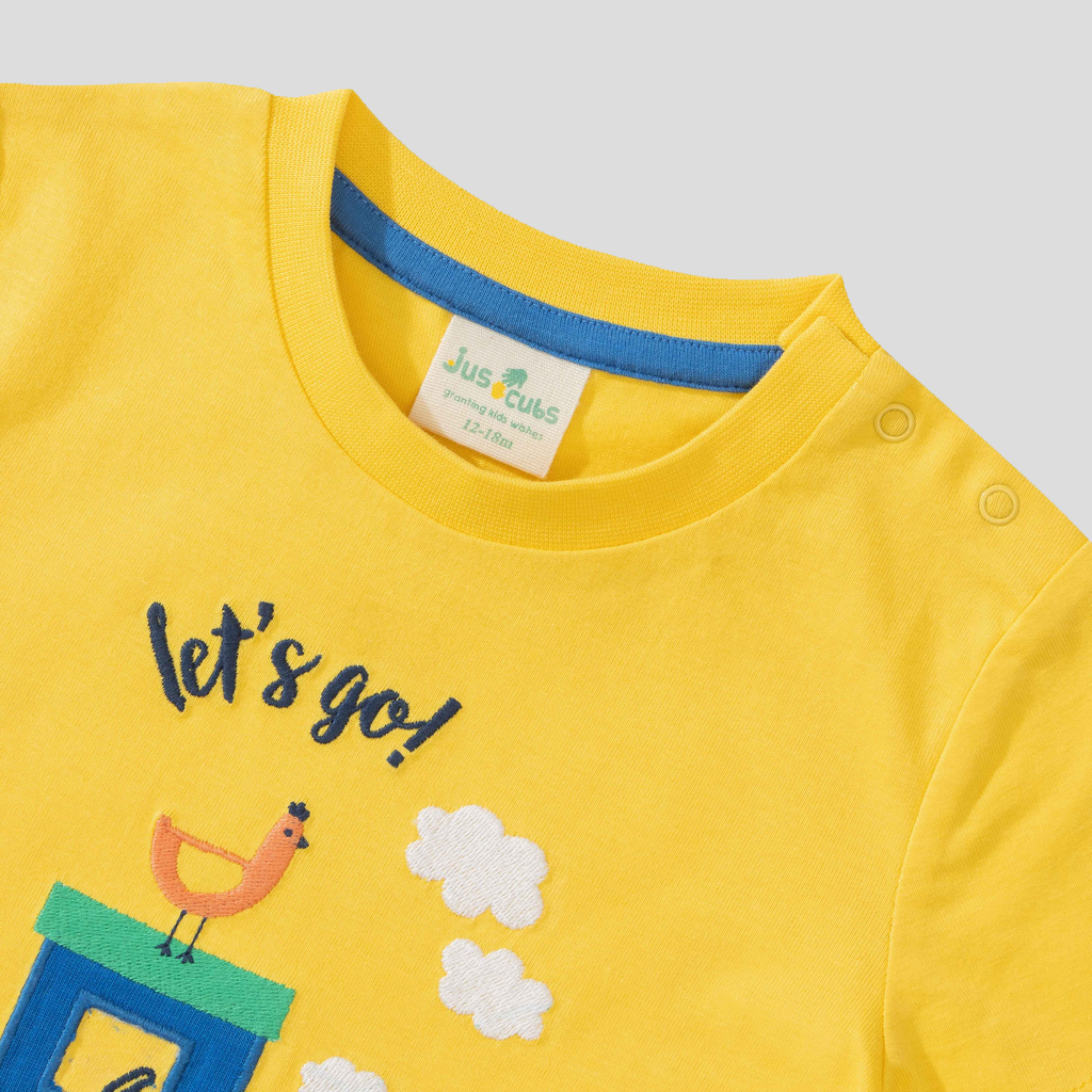 Truck Print Tee and Jogger Set for Toddler Boys