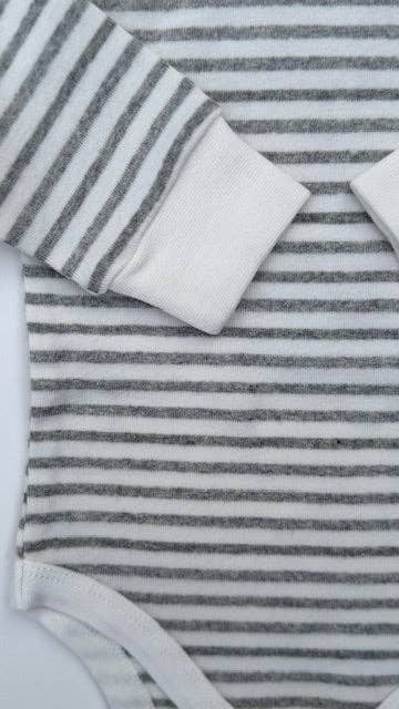 Organic cotton- The Alex-long sleeved bodysuit