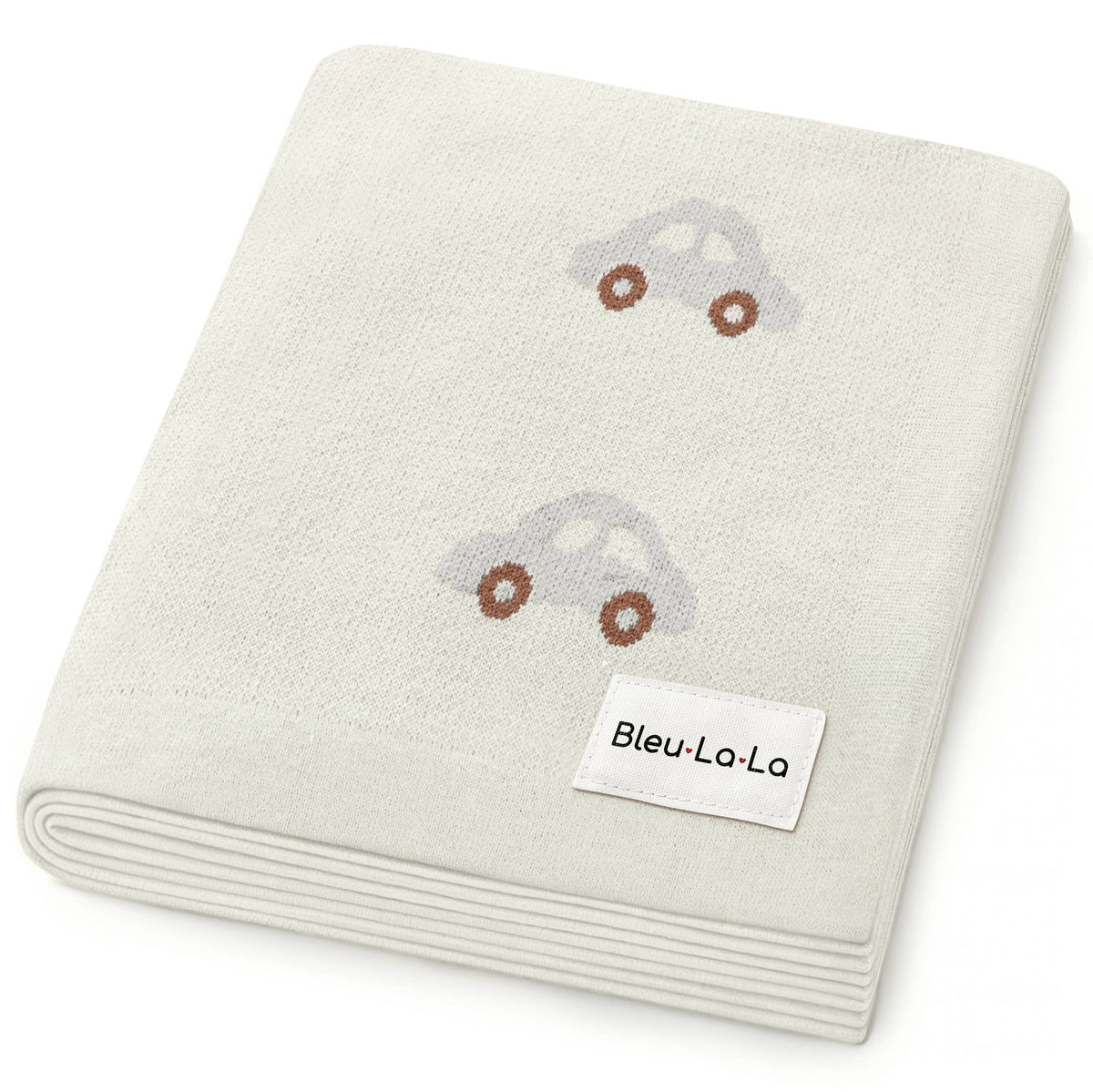 100% Luxury Cotton Receiving Swaddle Baby Blanket - Cars