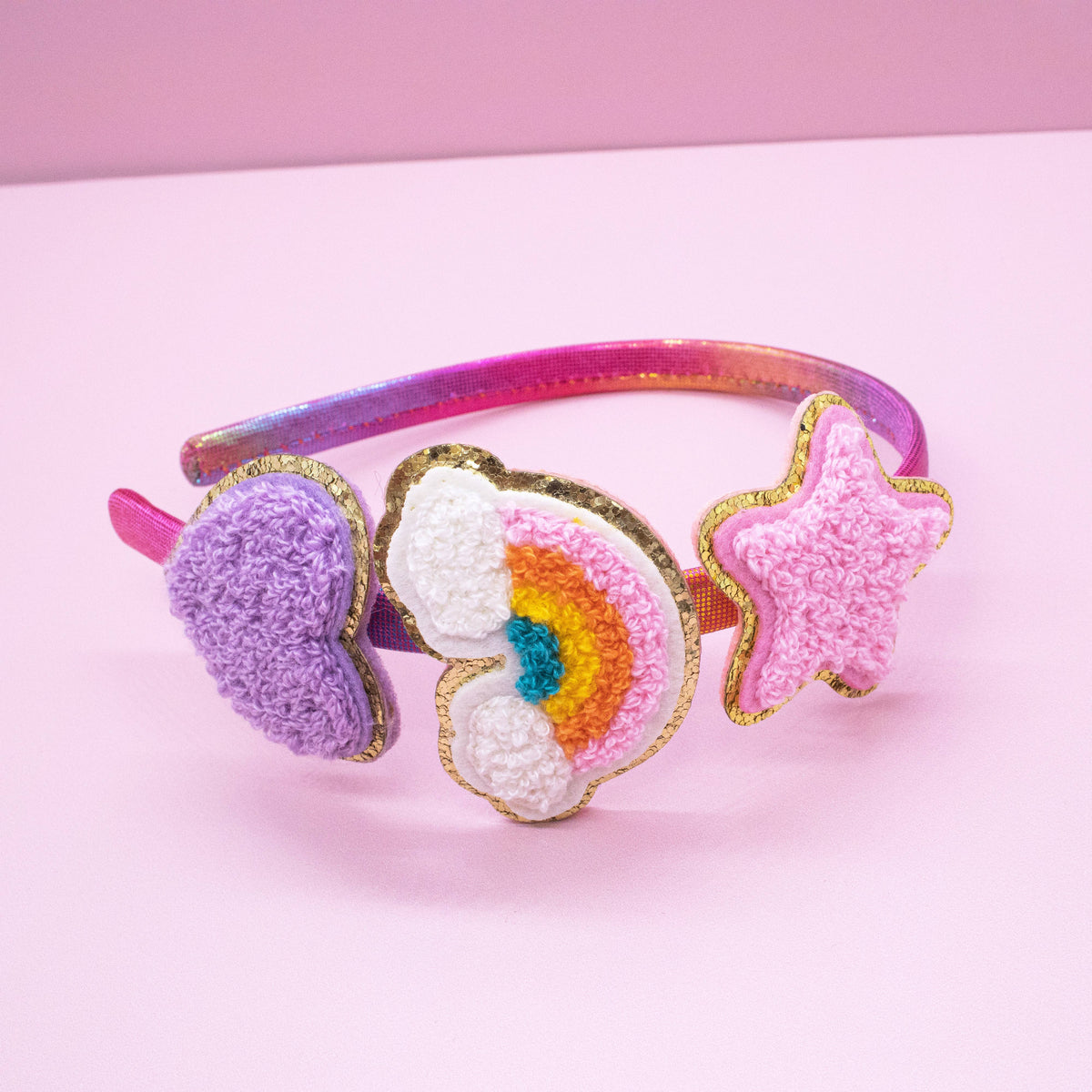 Interchangeable Rhinestone Charm Headband and Hair Clips