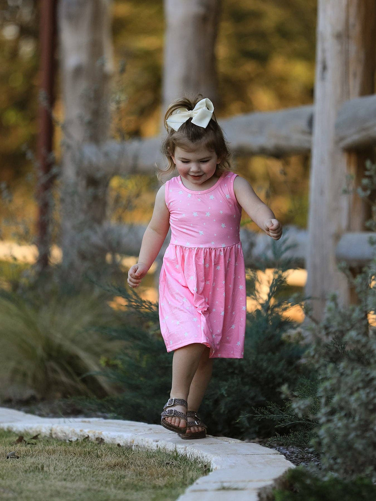 Rainbow Star Colorful 3-Piece Dress Set: 4-5Y