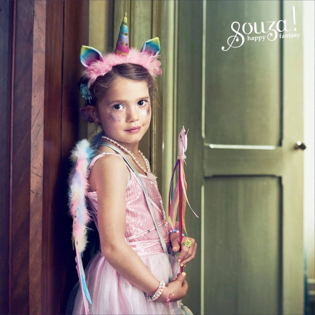 Unicorn Wings & Head band set - Costume Accessory for Kids - Carnival & Festive Use