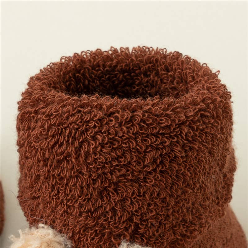 Baby Toddler Cute Doll Terry Thick Non-slip Socks