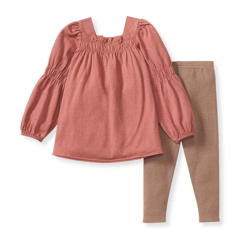 Smocked Infant Tunic Set