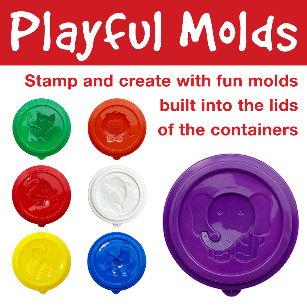 Little Creatives SuperSoft Modeling Dough Set of 6