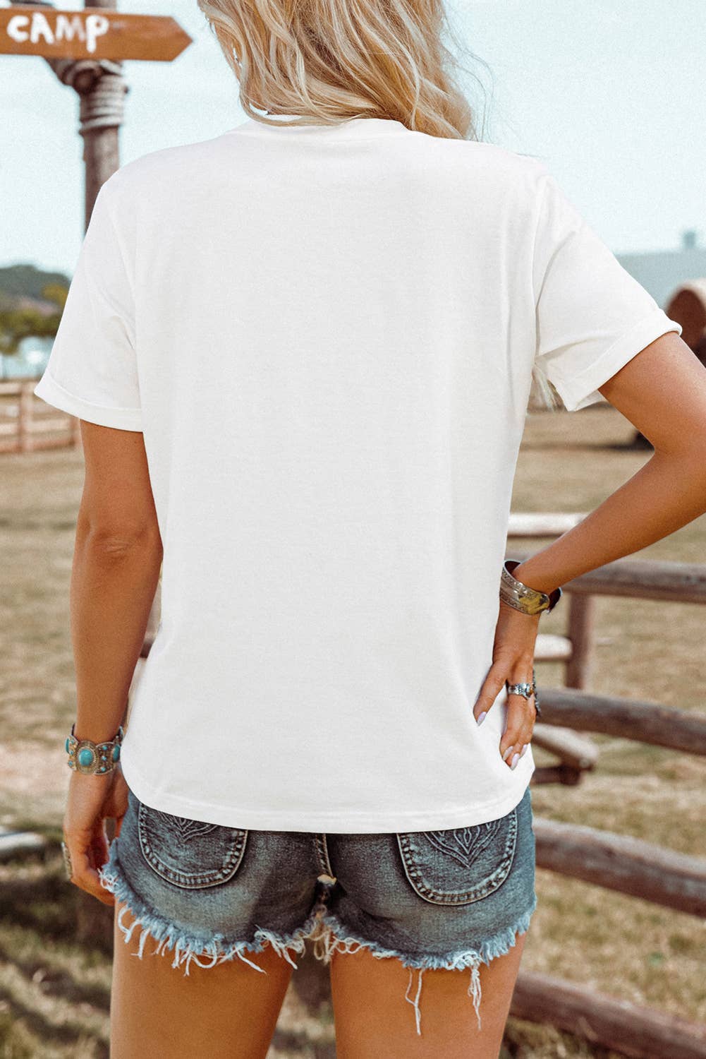 Fashion-W Casual Plain Crew Neck Tee*S-XL