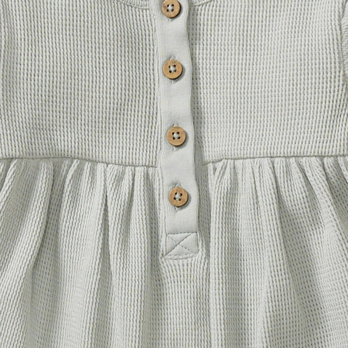 Organic Cotton Baby Girl Thermal Jumpsuit