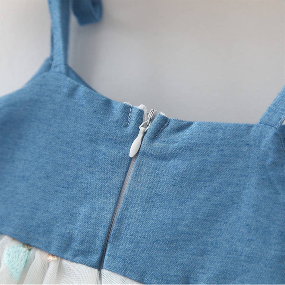 Stardom Denim Tutu Baby Girl Dress & Matching Hat