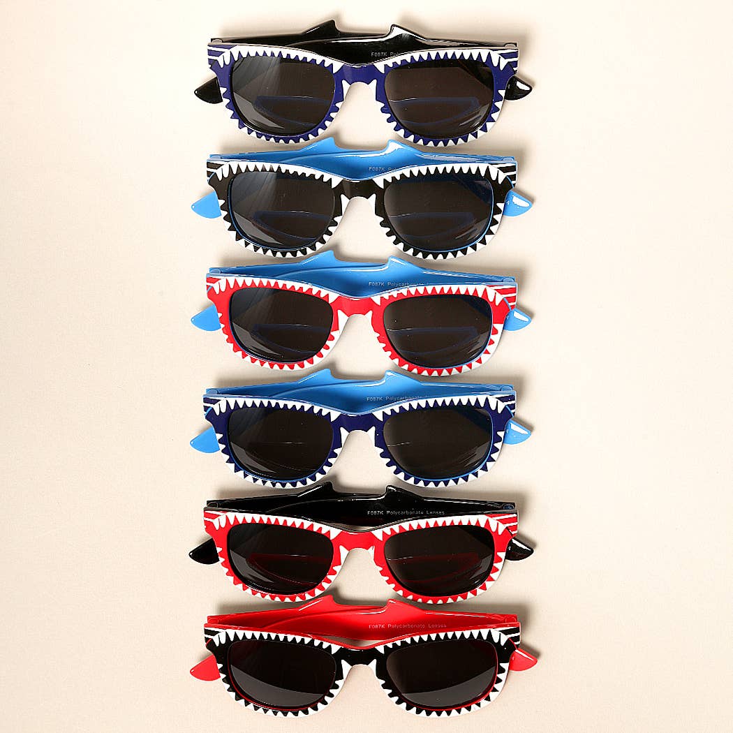 Kids Trendy Shark Shaped Sunglasses