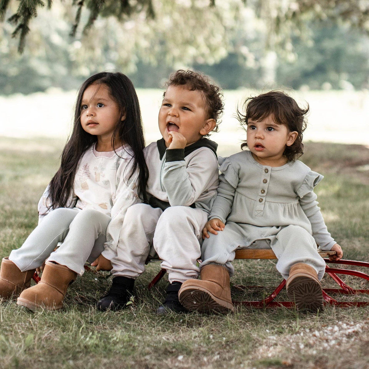 Organic Cotton Baby Girl Thermal Jumpsuit