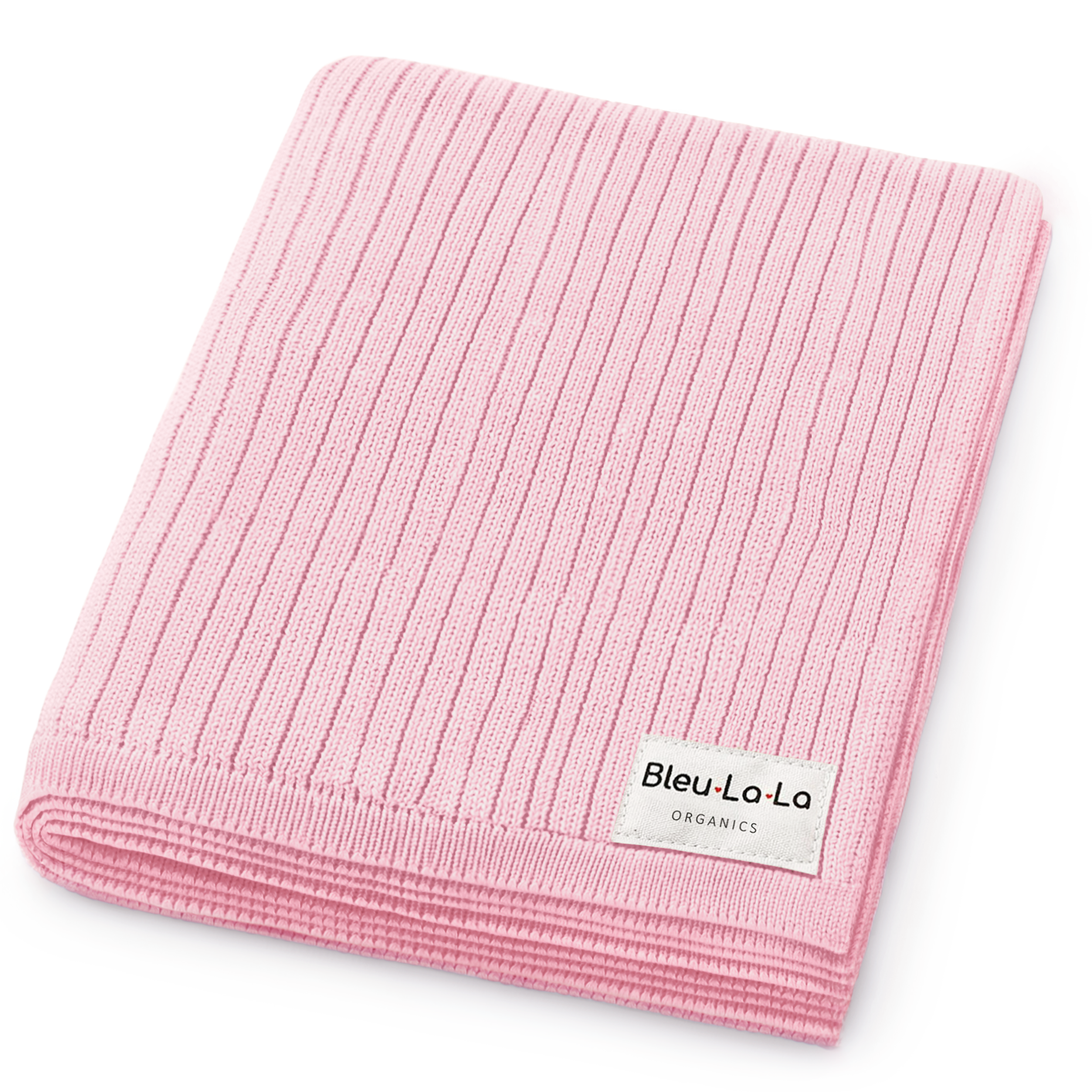 NEW! 100% Luxury Organic Cotton Ribbed Baby Swaddle Blanket