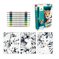 Artissimo -S Acrylic markers by numbers Jungle - 7y+