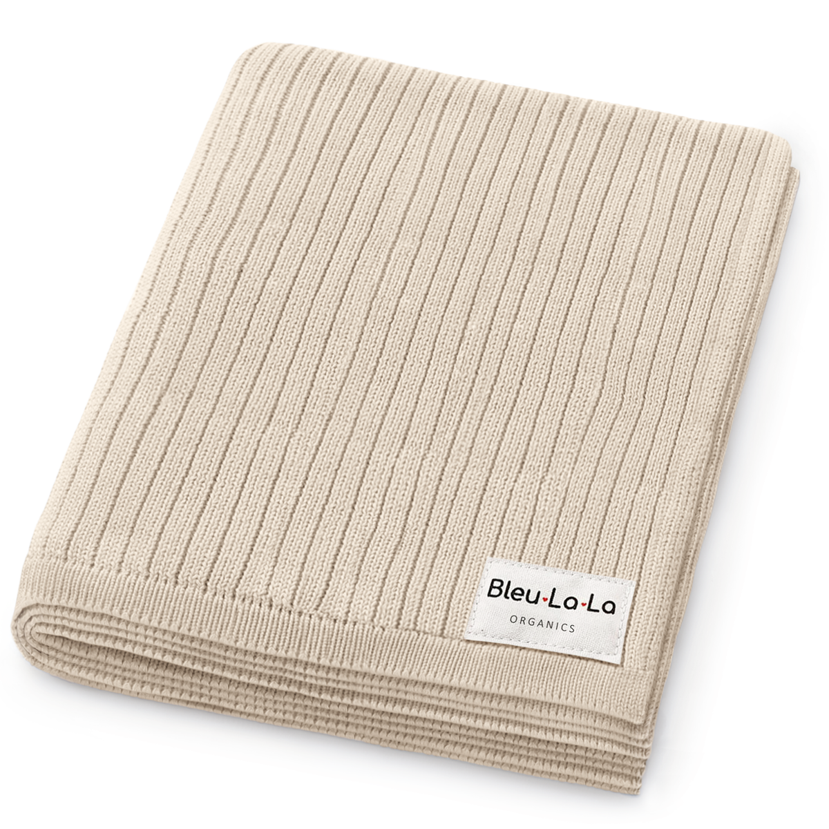 NEW! 100% Luxury Organic Cotton Ribbed Baby Swaddle Blanket