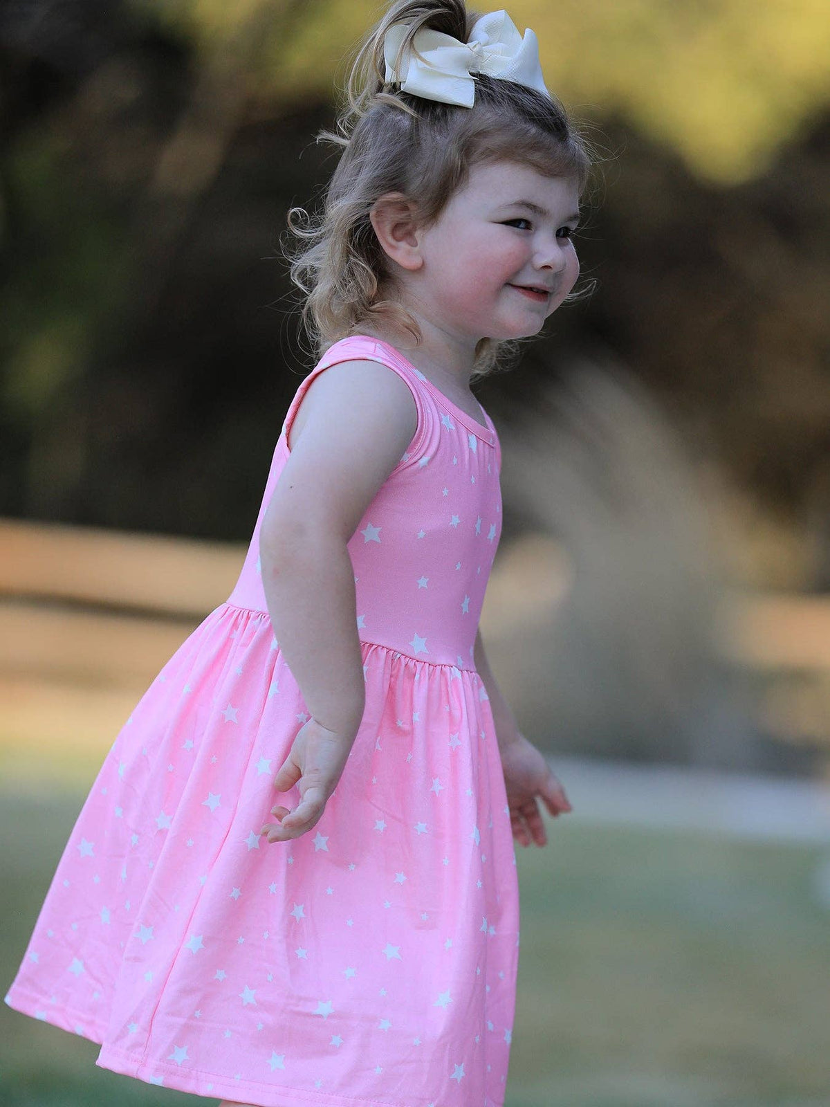 Rainbow Star Colorful 3-Piece Dress Set: 4-5Y