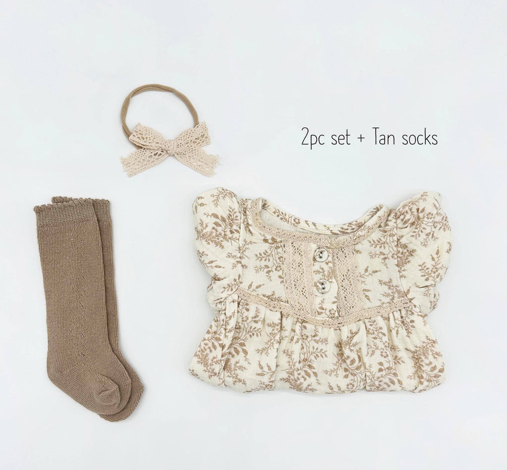Elodie Short Sleeve Romper Set