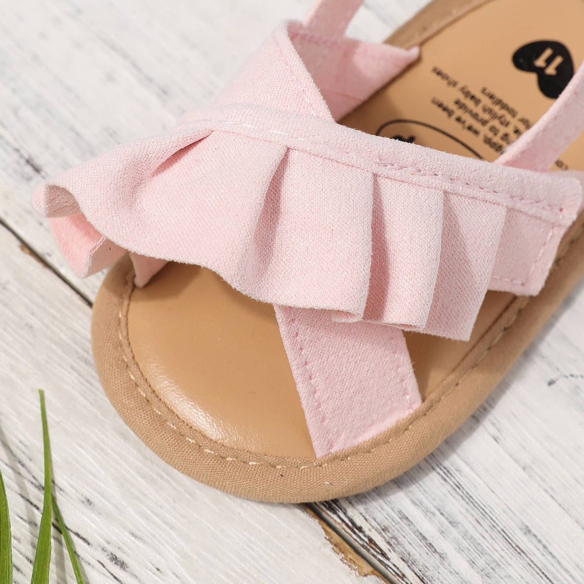 Baby Ruffle Sweet Solid Toddler Sandals