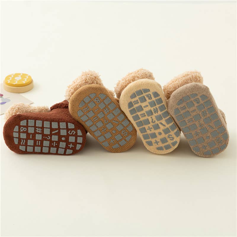 Baby Toddler Cute Doll Terry Thick Non-slip Socks