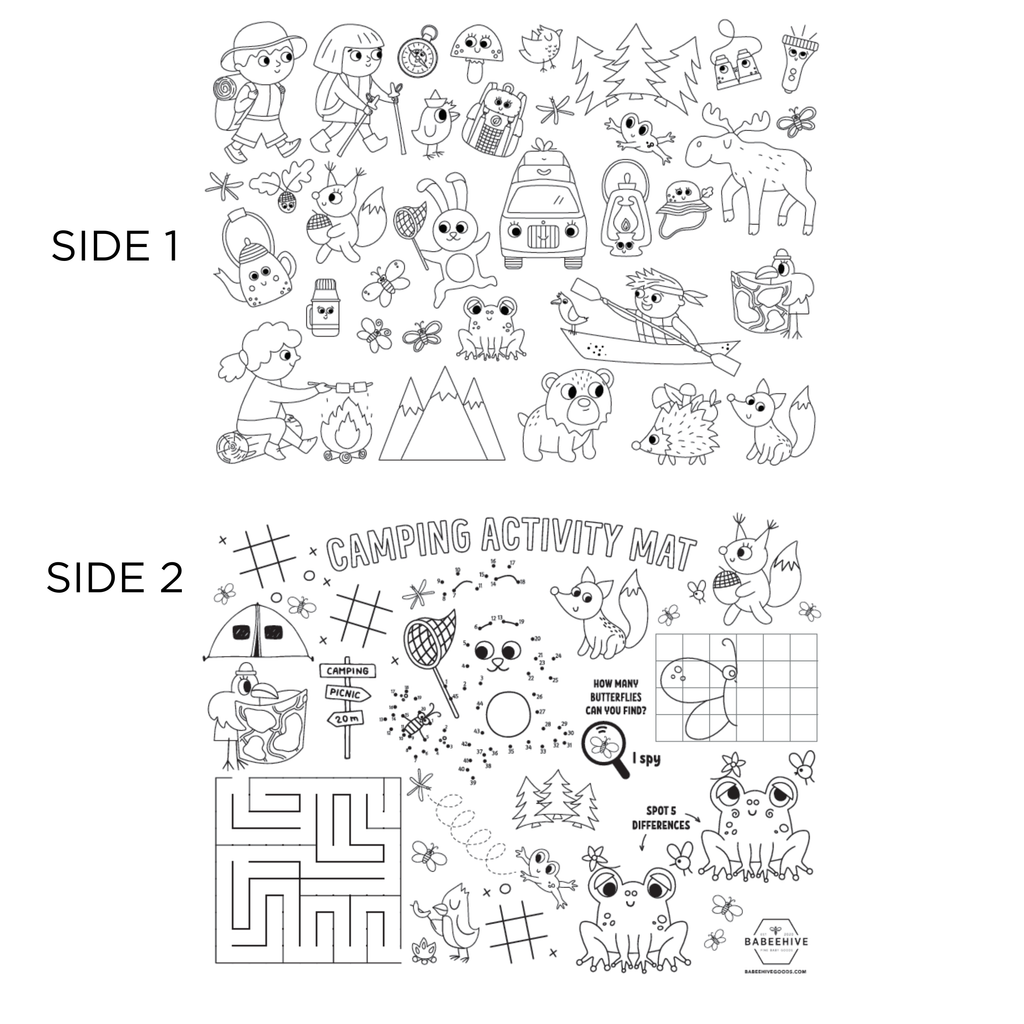Silicone Reusable Coloring Placemat