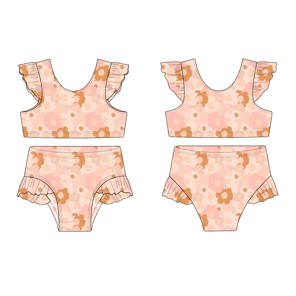 Blush Meadow Flutter Bikini